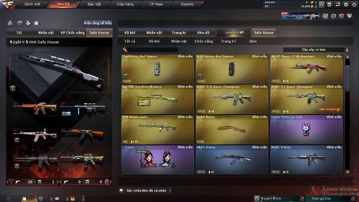 shop acc cf uy tin gia re